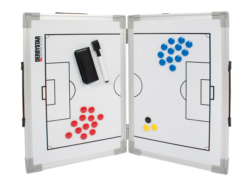 Taktiktafel faltbar, Aluminium, Fussball-60 x 45 cm-