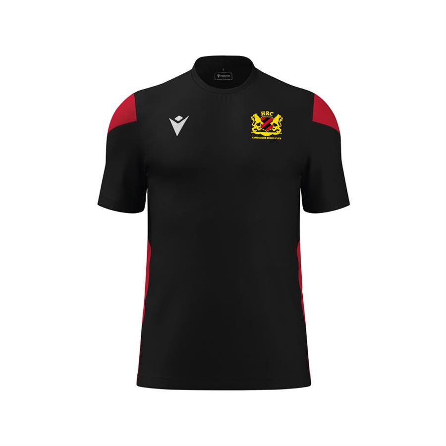 HRC KidsTrainingsshirt POLIS (schwarz/rot)
