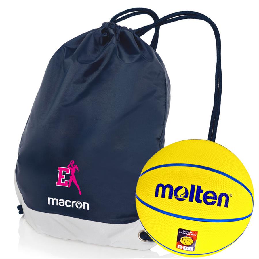 EISVÖGEL CampusGymbag/molten Kids Basketball SB4 Set  EISVÖGEL CampusGymbag/molten Kids Basketball SB4 Set