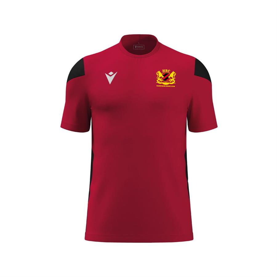 HRC KidsTrainingsshirt POLIS (rot/schwarz)