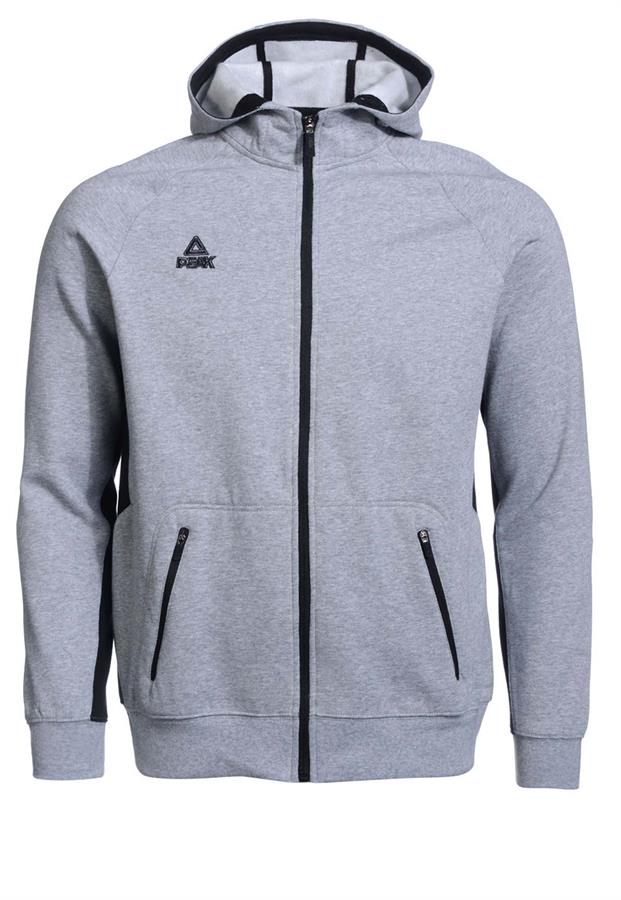 PEAK Zip Hoody-grau