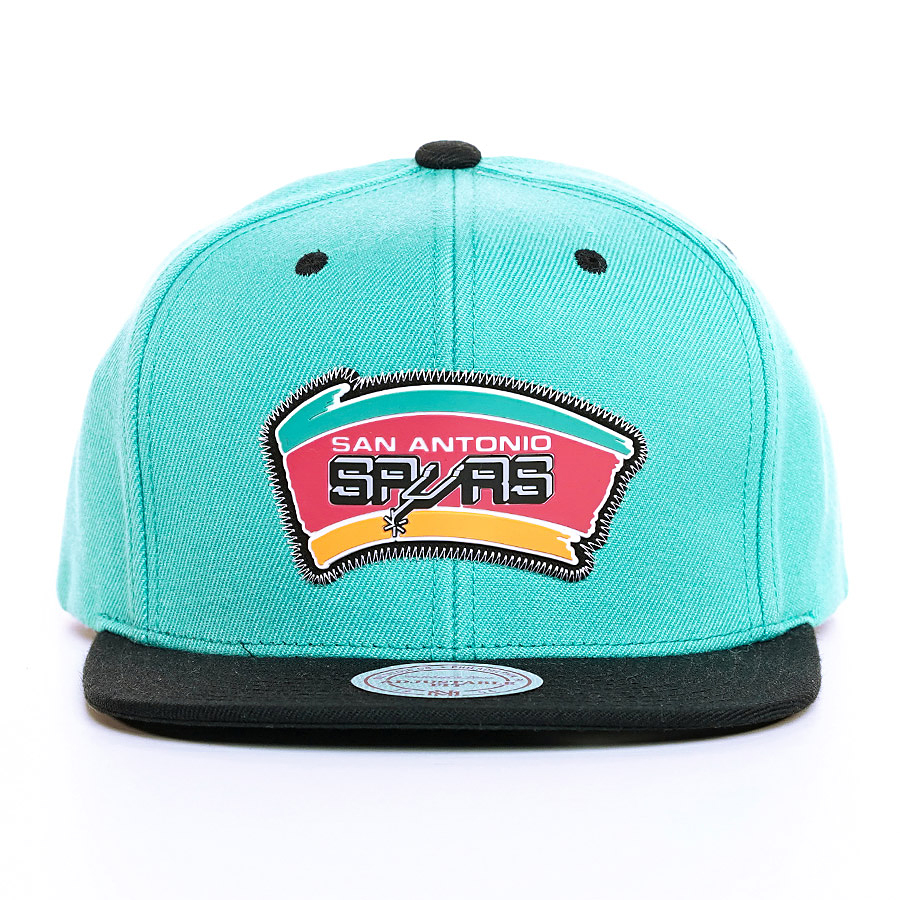 Mitchell & Ness SAN ANTONIO SPURS HWC Zig Zag Cap türkis