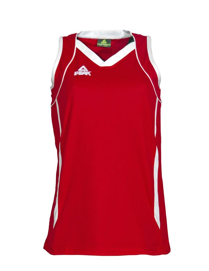PEAK Damen Basketball Jersey-L-rot/weiß