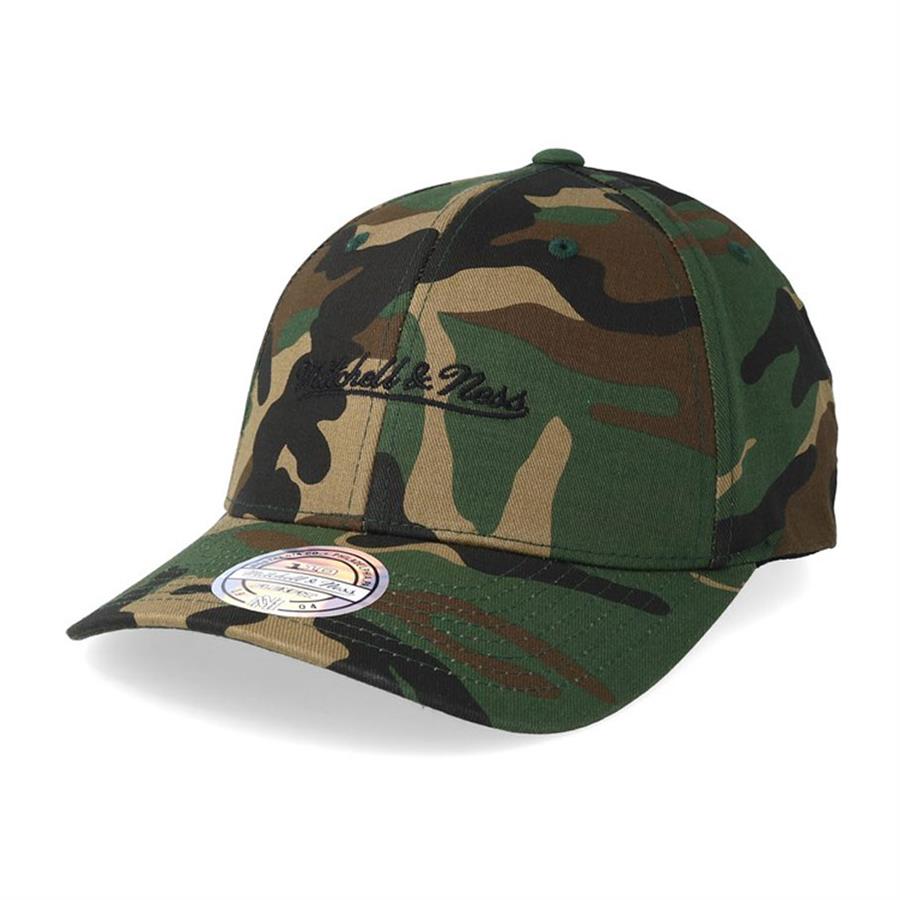 Mitchell & Ness 110 Curved Own Brand Low Pro Cap woodland camo