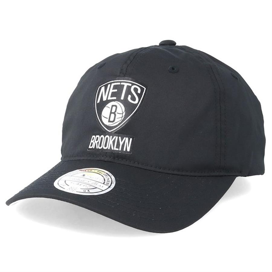 Mitchell & Ness 110 BROOKLYN NETS NBA Team Low Pro Cap schwarz