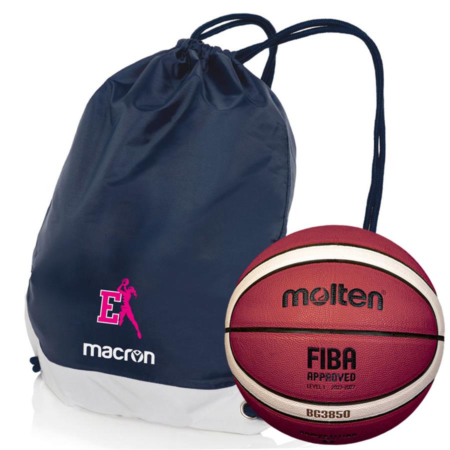 EISVÖGEL CampusGymbag/molten Basketball BG3850 (Gr.5) Set EISVÖGEL CampusGymbag/molten Basketball BG3850 (Gr.5) Set