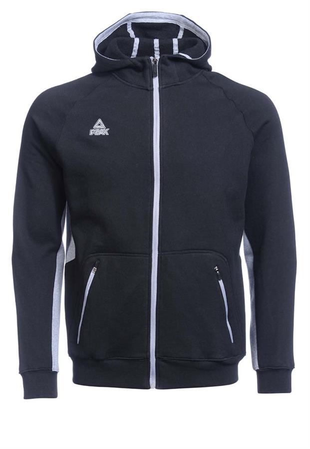PEAK Zip Hoody-schwarz