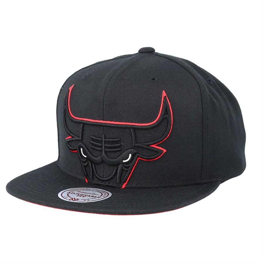 Mitchell & Ness CHICAGO BULLS Cropped XL NBA Cap schwarz