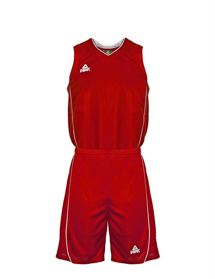 PEAK Basketballtrikotset-weiß/rot