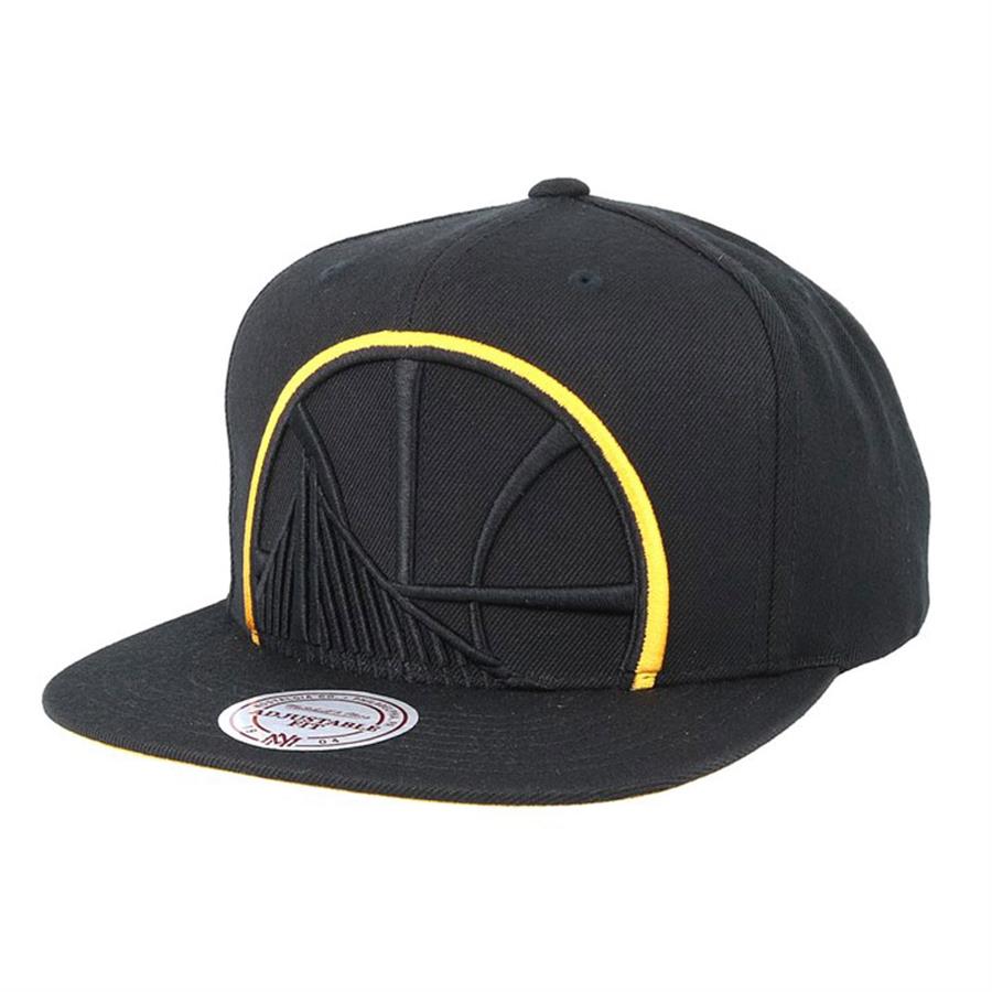 Mitchell & Ness GOLDEN STATE WARRIORS Cropped XL NBA Cap schwarz