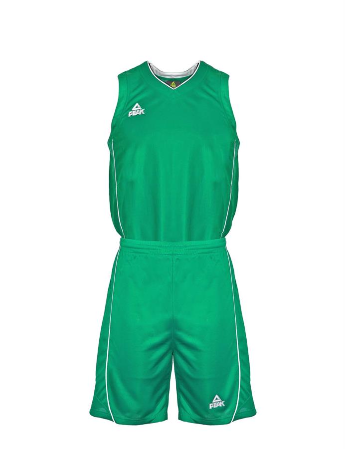 PEAK Basketballtrikotset-grün/weiß