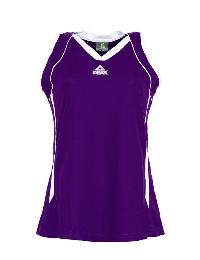 PEAK Damen Basketballtrikotset (weiß/lila-lila/weiß)
