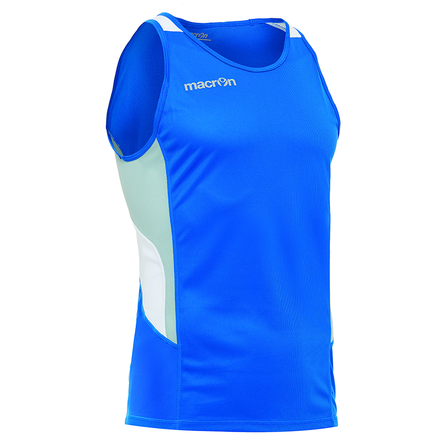 macron GORDON Lauftop-royalblau/weiss-XXL