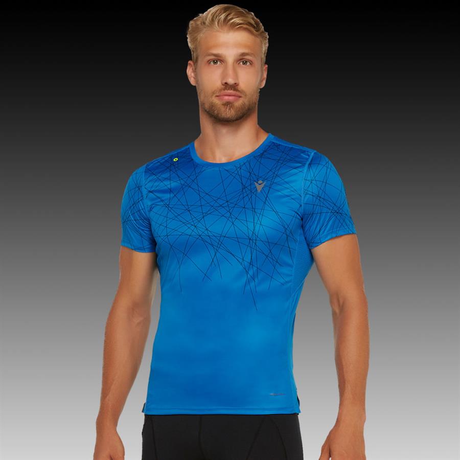 macron PATRICK Laufshirt royalblau