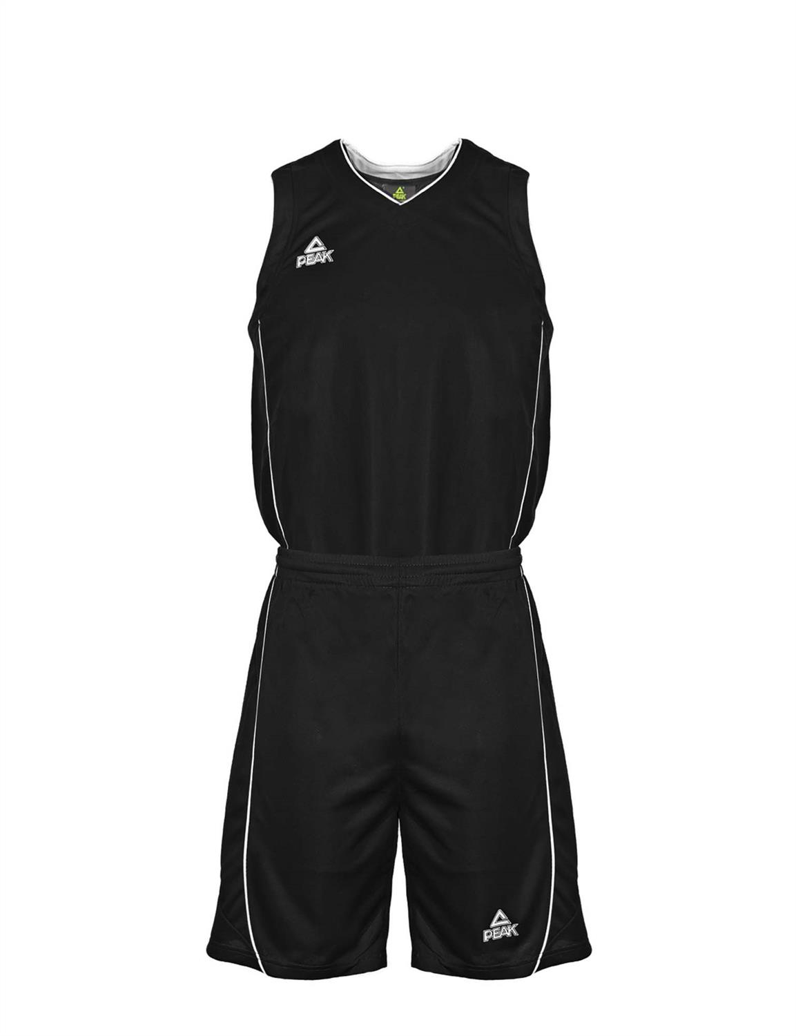 PEAK Basketballtrikotset-schwarz/weiß