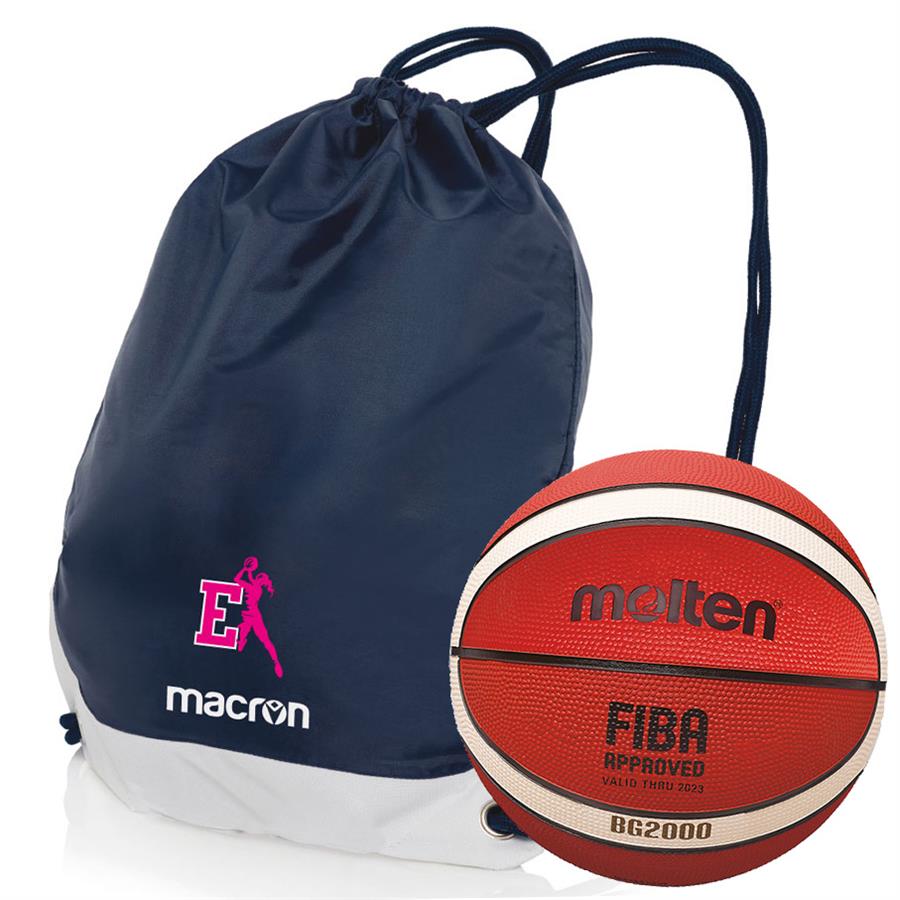 EISVÖGEL CampusGymbag/molten Basketball BG2000 (Gr.5) Set EISVÖGEL CampusGymbag/molten Basketball BG2000 (Gr.5) Set
