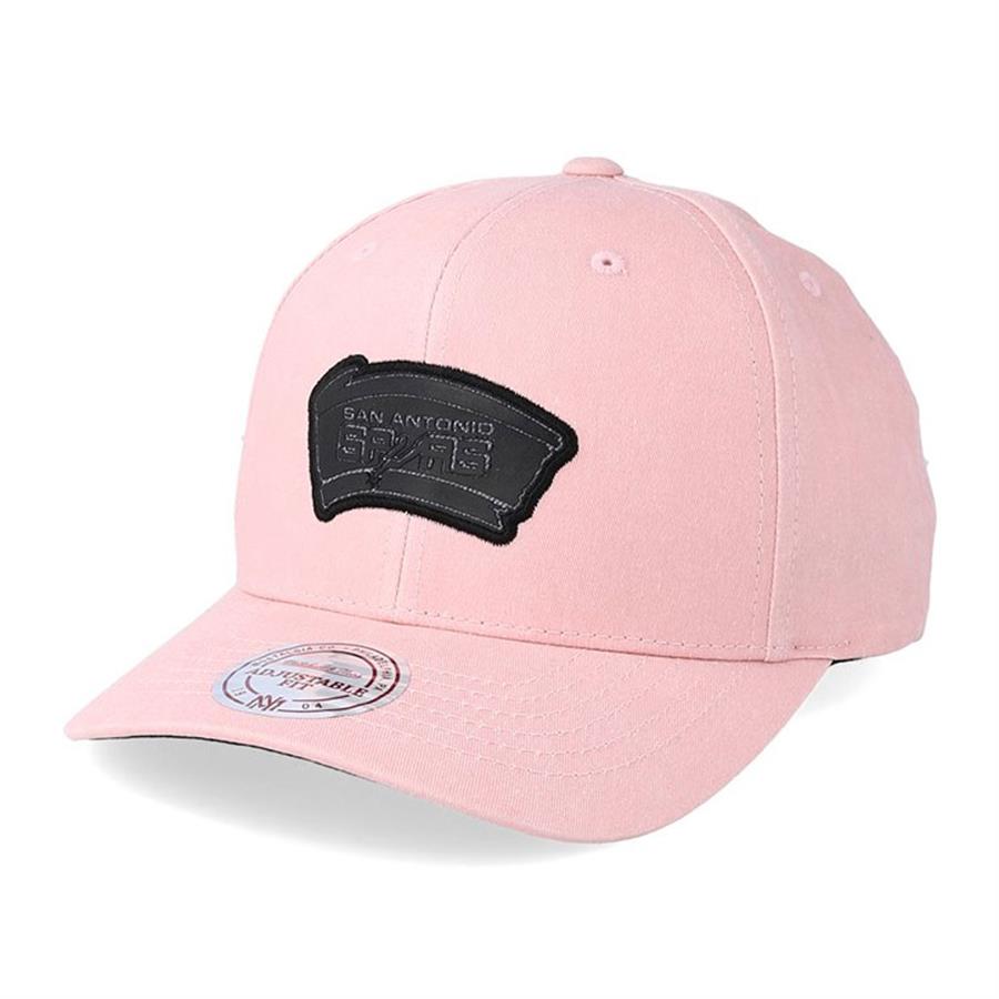 Mitchell & Ness SAN ANTONIO SPURS HWC Washed Heather Cap pink