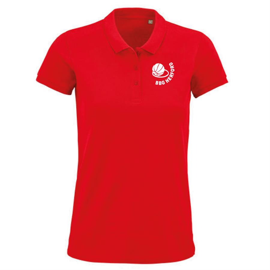 BBGH Damen Poloshirt rot