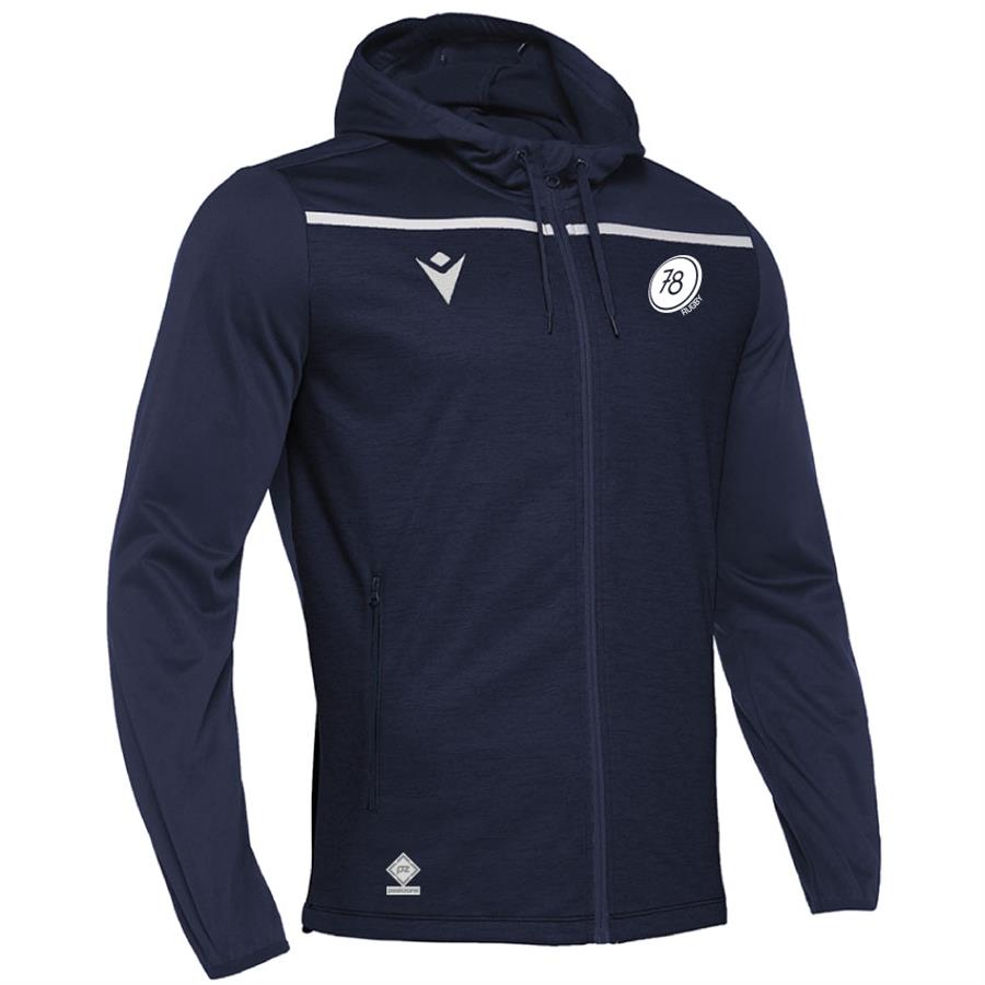 H78 AETHER Trainingsjacke mit Kapuze navy