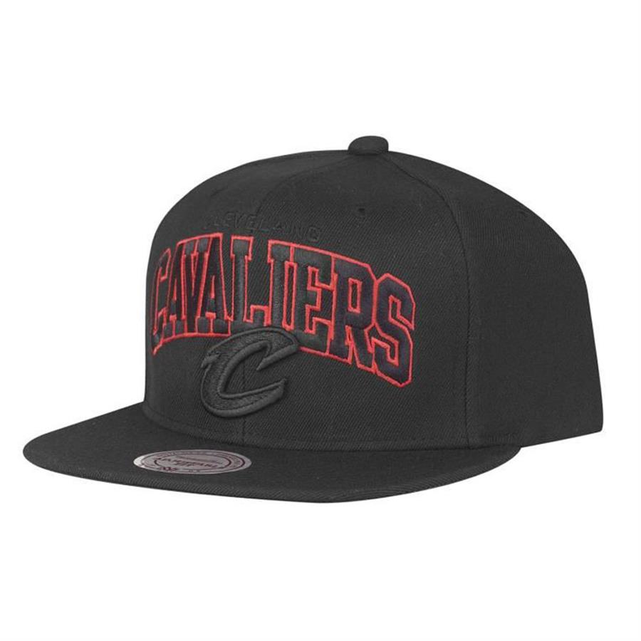 Mitchell & Ness CLEVELAND CAVALIERS Pop Red Team Arch Cap schwarz
