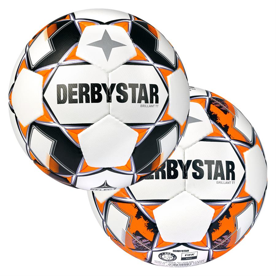 Derbystar BRILLANT TT AG v22-weiss/schwarz/orange-Gr.5 Derbystar BRILLANT TT AG v22-weiss/schwarz/orange-Gr.5