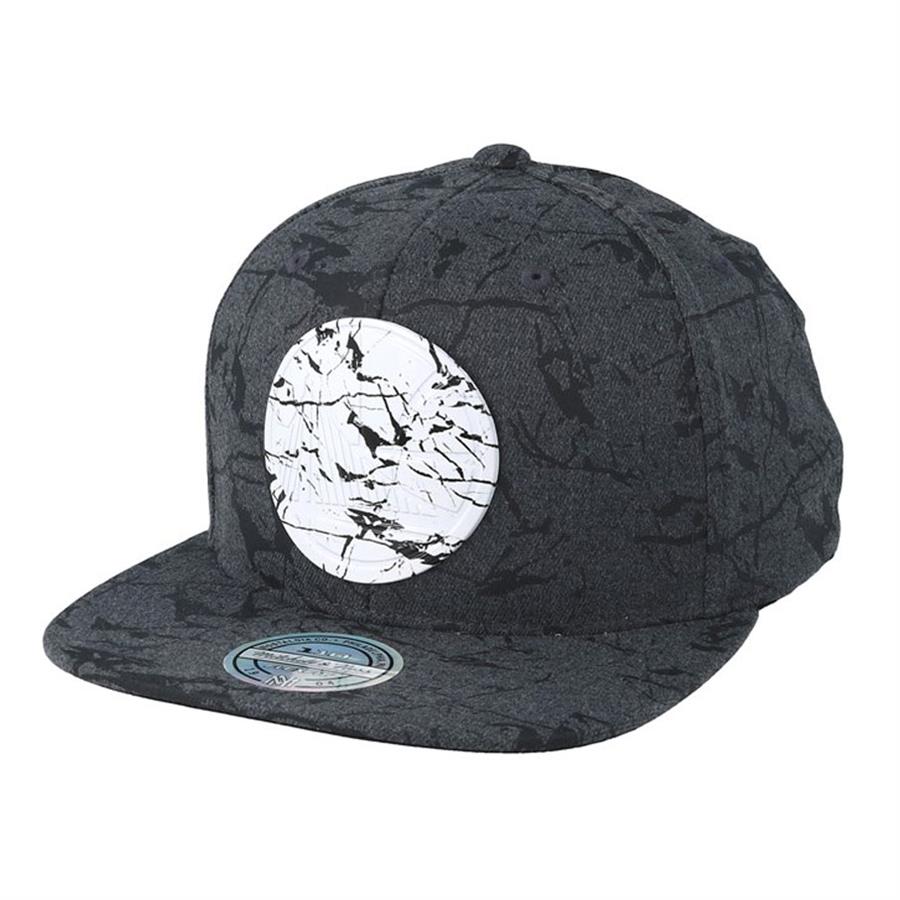 Mitchell & Ness  GOLDEN STATE WARRIORS NBA Marble Cap anthrazit