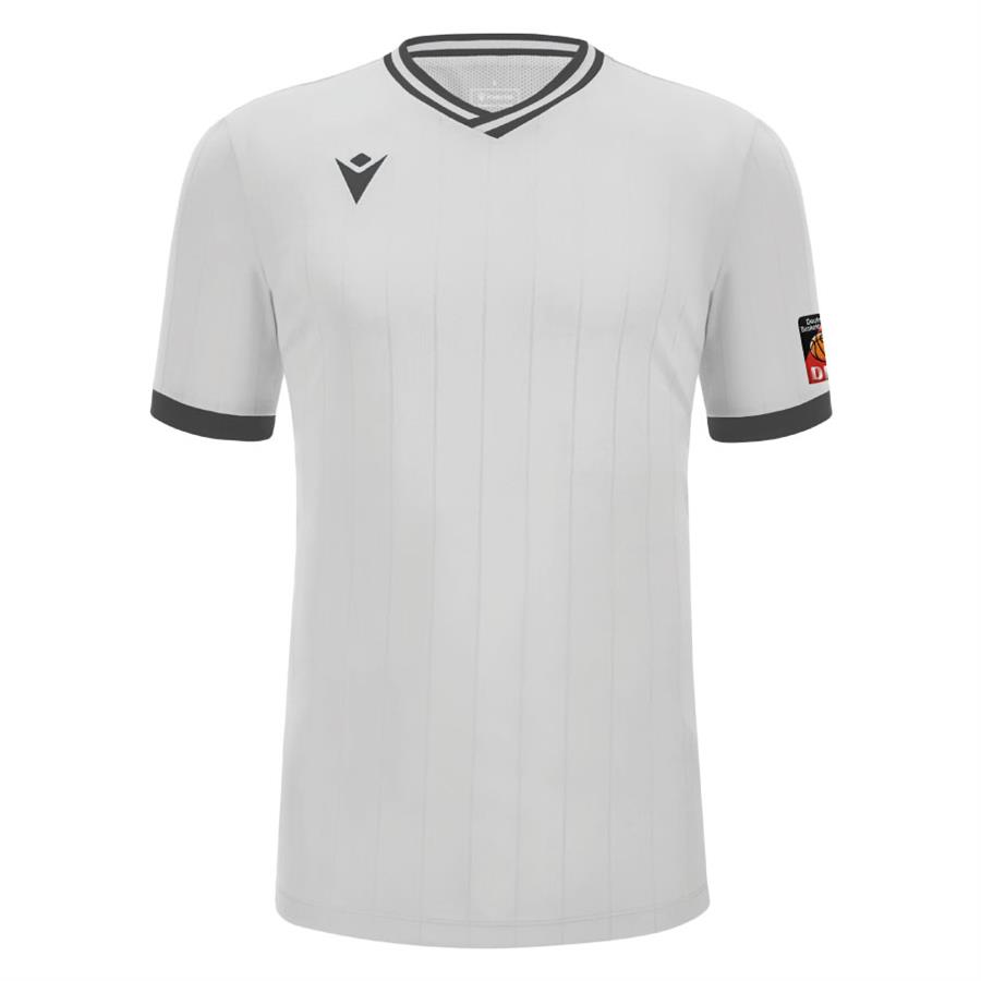 macron offizielles Schiedsrichtershirt DBB Logo (silber)