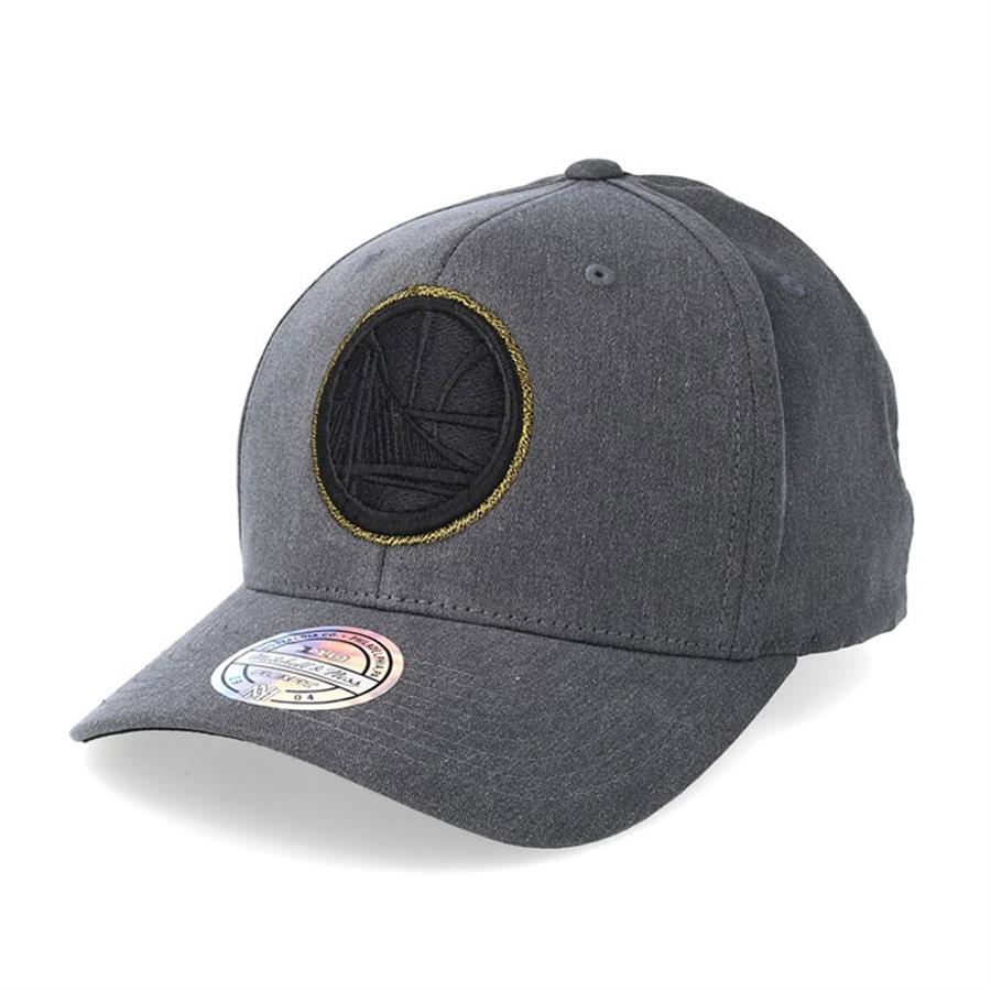 Mitchell & Ness 110 GOLDEN STATE WARRIORS NBA Washed Denim Cap schwarz