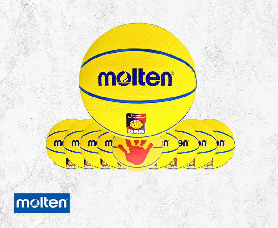 10er Ballpaket Molten SB4-DBB-Basketball (U8)