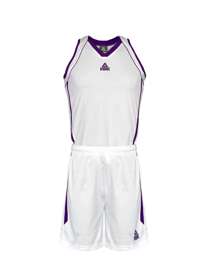 PEAK Damen Basketballtrikotset (weiß/lila-lila/weiß)