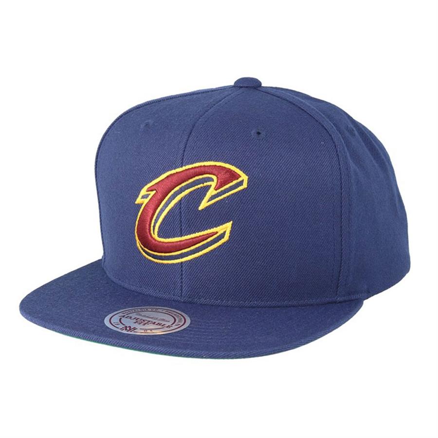 Mitchell & Ness CLEVELAND CAVALIERS Wool Solid 2 NBA Cap navy